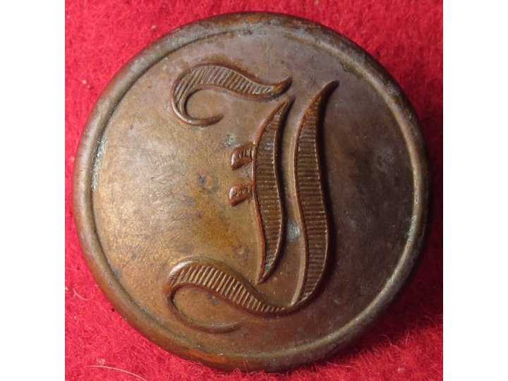 Confederate Script Infantry Button